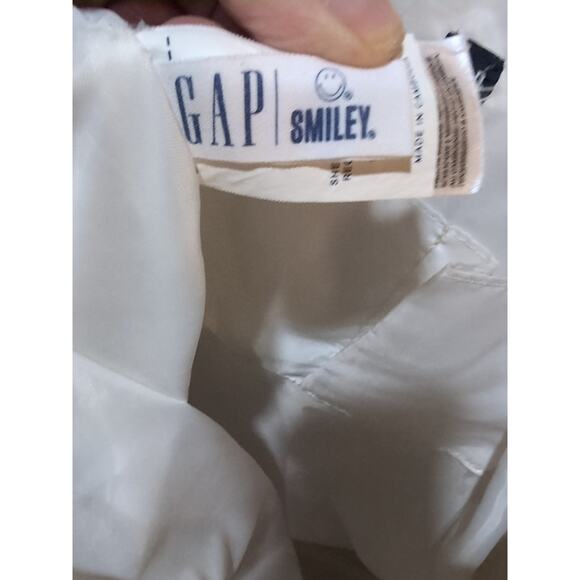 GAP X Smiley Puffer Tote Bag Limited Edition Zip Top - Picture 11 of 16